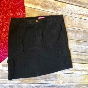 ❤️Black corduroy skirt